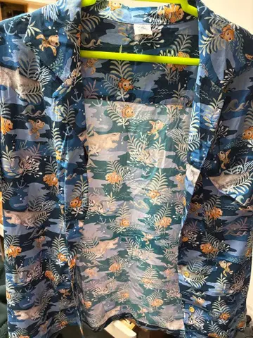 디즈니 알로하 셔츠 반팔 니모