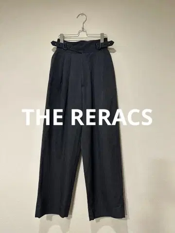새상품급 THE RERACS 더 릴랙스 그레이 와이드 팬츠 울