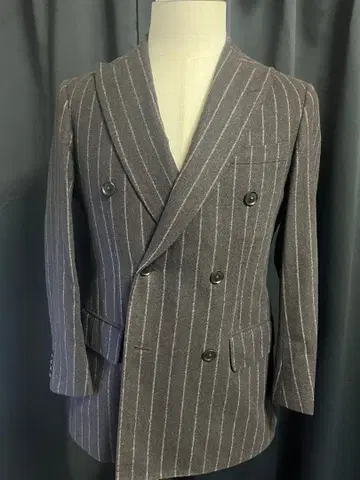 [TOMORROWLAND] 더블 자켓 스트라이프 브라운 46