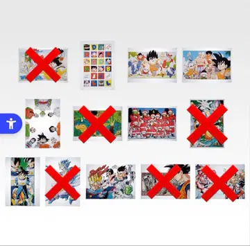 제일복권 드래곤볼 40th 그 첫 번째 H상 7종