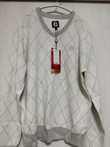 FJ FootJoy 화이트 스웨터