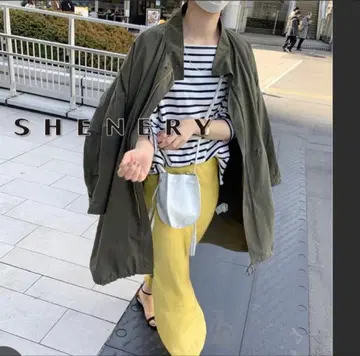 시너리 모즈 코트 카키