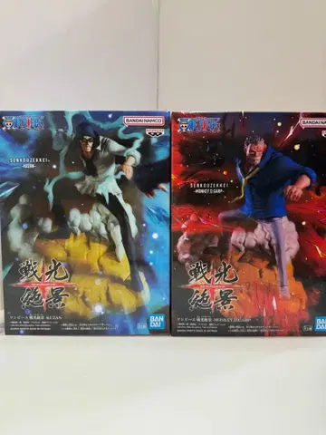 전광절경 몽키 D 가프 & 푸른꿩 (쿠잔) 피규어 2개 세트