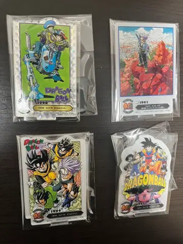 드래곤볼 제일복권 40th f상 ACLLECT 4점 세트 홀로그램