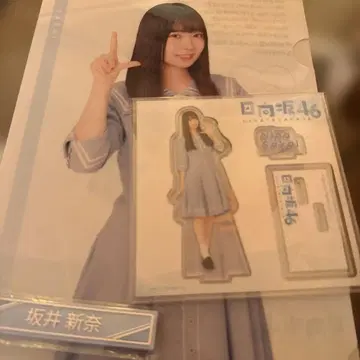 히나타자카46 복권 사카이 니이나 아크릴 스탠드/클리어 파일/케이블 클립