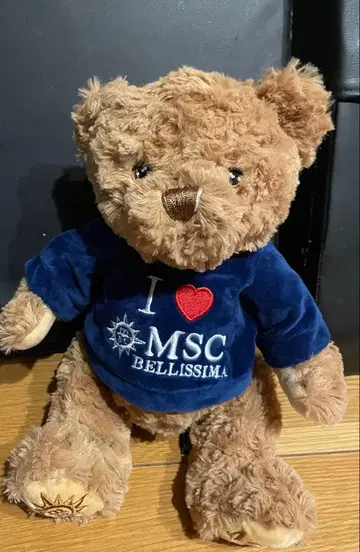 MSC 베리시마 테디베어 I LOVE 봉제 인형 인형 베어 크루즈