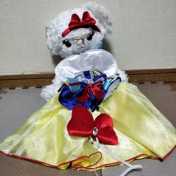 스노우 화이트풍 곰 봉제 인형