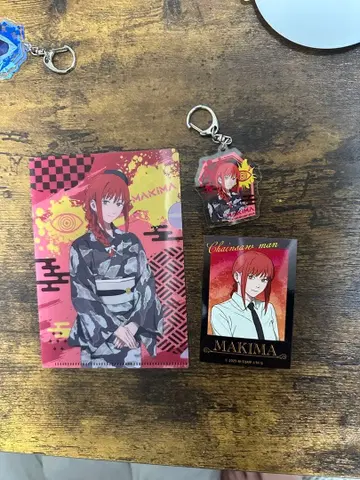 OMATSURI POP UP 마키마 아크릴 키링 클리어 파일