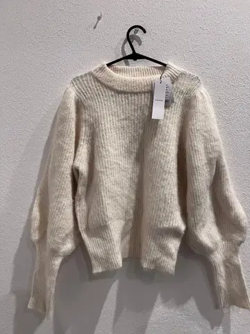 EMODA 화이트 아이보리 여성용 니트 스웨터