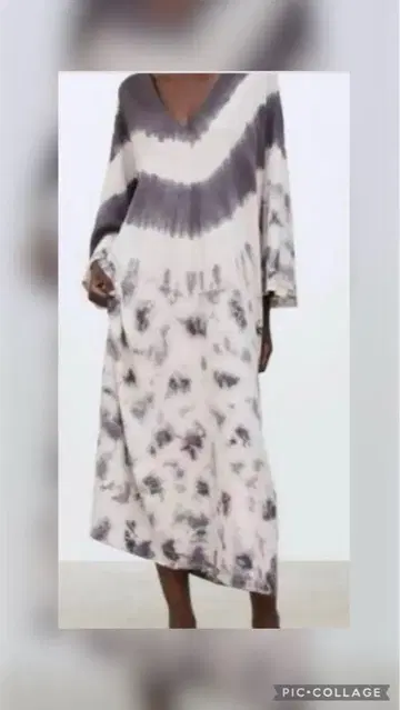 롱 원피스 에스닉 그런지 히피 y2k 타이다이 원피스