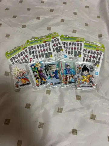 드래곤볼 제일복권 아크릴 스탠드 5장 세트