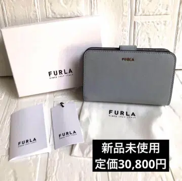 새상품 FURLA 훌라 정가 30,800엔 바빌론 라이트 블루