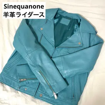 시네쿠아논 ( Sinequanone ) 가죽 라이더 자켓