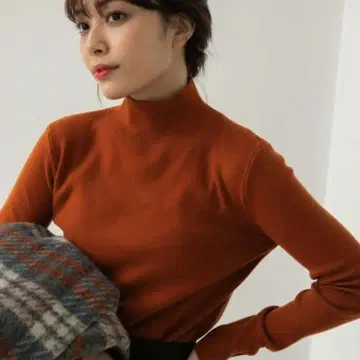 Edit Sheen 프티 하이넥 베이직 니트