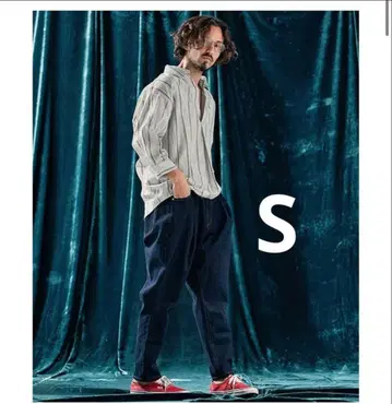 ANGENEHM Balloon silhouette 데님 팬츠 S 사이즈