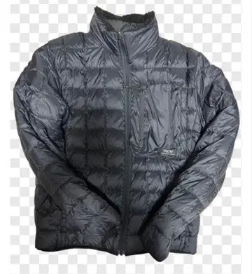 TAION 퀼팅 다운 자켓 블랙