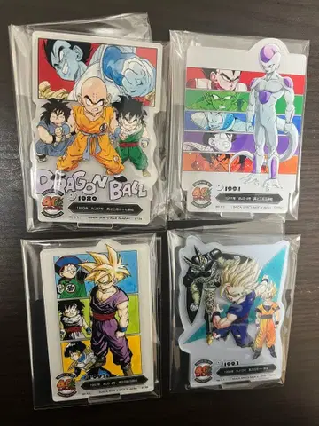 드래곤볼 제일복권 40th f상 ACLLECT 4점 세트