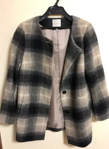 [ 쿠미쿄쿠 ] 체크 코트