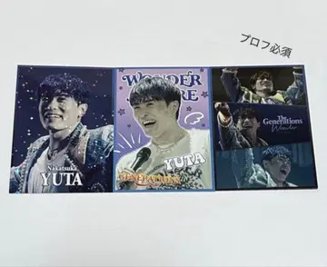 GENERATIONS 나카츠카 유타 WS 포토 카드