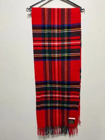 새상품급 Glen Prince 글렌 프린스 타탄 체크 머플러