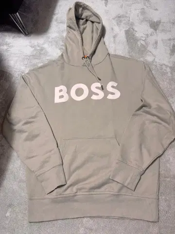 BOSS 그레이 후드티 XL