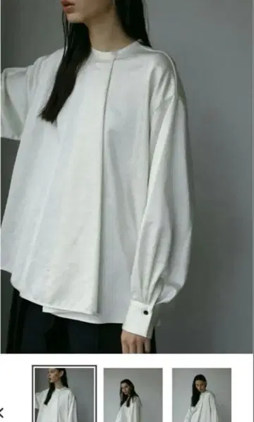 lohen 블라우스 프론트턱 블라우스