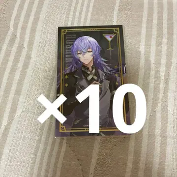 니지산지 애니카페 HEROIC BAR 칵테일 카드 호시미치 쇼