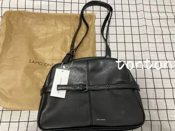 Samo Ondoh 블랙 가죽 숄더백