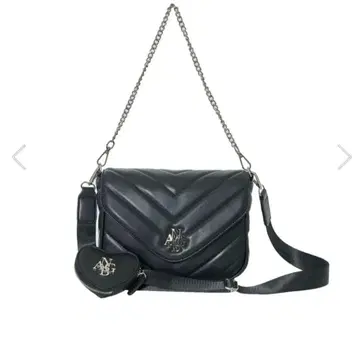 ANDGEEBEE 하트 파우치 포함 숄더백 블랙 brack