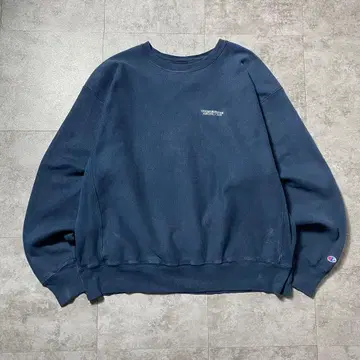 00's 챔피온 프리미엄 리버스 위브 자수 기업 로고 맨투맨