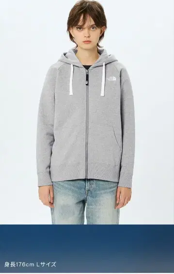 리어뷰 풀 지퍼 후디 XL 여성용