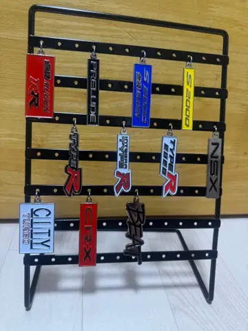 카 엠블럼 메탈 키링 세트