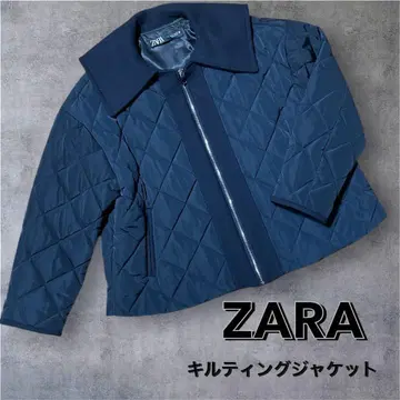 ZARA 자라 퀼팅 자켓 셀러 칼라 빅 옷깃 가을/겨울