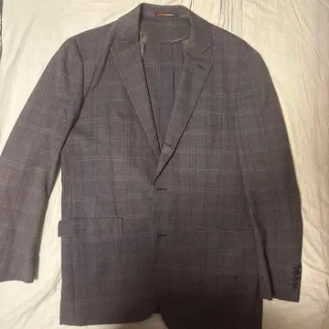 ORIHICA 그레이 계열 체크 무늬 비즈니스 정장