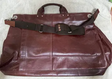 CROSSROAD 크로스 로드의 천연 가죽 가방 짙은 브라운