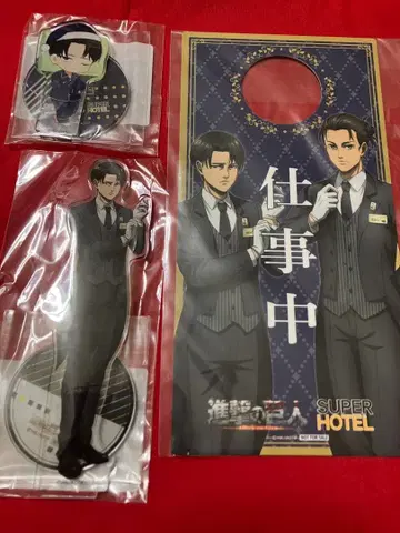 진격의 거인 리바이 아크릴 스탠드 아크스타 슈퍼호텔 집사 미개봉품