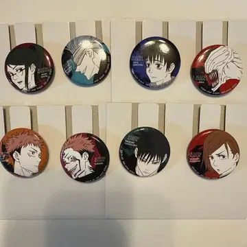 제일복권 주술회전 5th anniversary L상 캔뱃지 세트 고죠