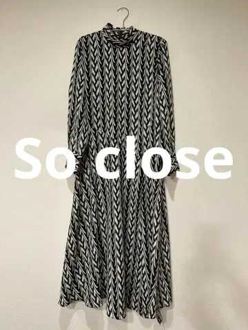 새상품급 So close 긴팔 롱 원피스