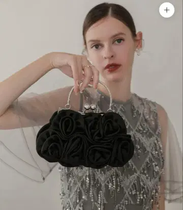 LEJA 2way 새틴 로즈 백