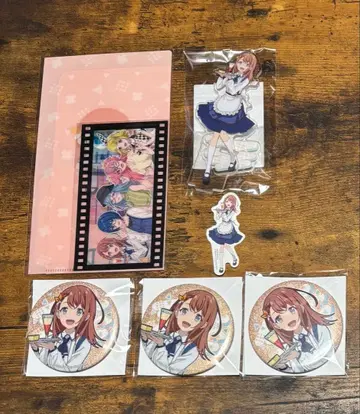 프로세카 극장판 하피콜레 아크릴 스탠드 티켓 홀더 캔뱃지 하나사토 미노리