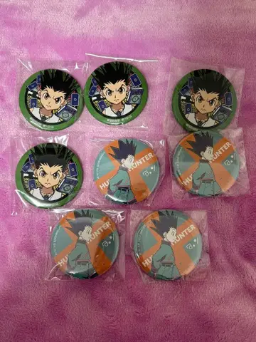 헌터헌터 곤 캔뱃지 묶음 판매