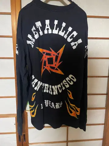 메탈리카 XL 90s 롱티 SAN FRANCISCO 15주년