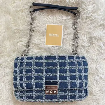 MICHAEL KORS 데님 체크 무늬 숄더백 2way