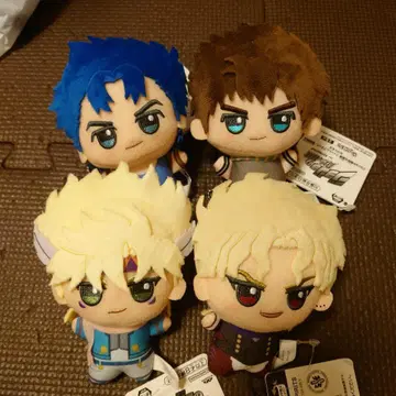 죠죠의 기묘한 모험 팬텀 브래드 전투 조류 SD 인형 4종 세트