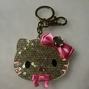 USJ 한정판 키티 반짝이 키링