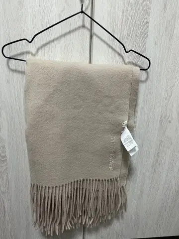 베이지 울 혼방 머플러 milaowen