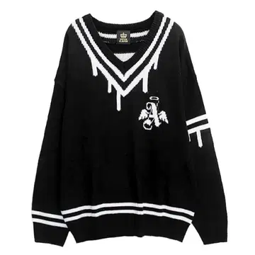 리슨 플레이버 타락천사의 멜티 라인 니트