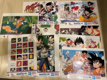 드래곤볼 제일복권 40th 클리어 포스터 클리어 파일 세트