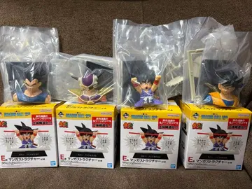 드래곤볼 제일복권 E상 만화 스트럭처 4개 세트 세미 컴프