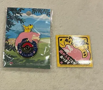 [ 새상품 ] 포켓몬 센터 카가와 핀 배지 스티커 카가와 로고핀즈